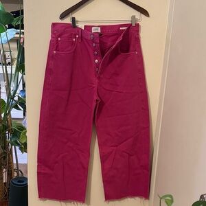 Citizens Of Humanity Vibrant Pink Jeans NWT - size 30